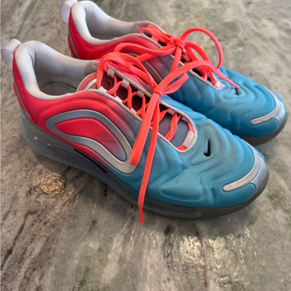 Nike Athletic Shoes in Blue and Pink